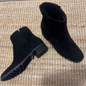 Black Suede Teryn Rose Emmy Ankle Boots BRAND NEW